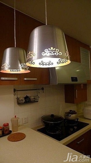 简约风格一居室3万以下50平米厨房灯具图片