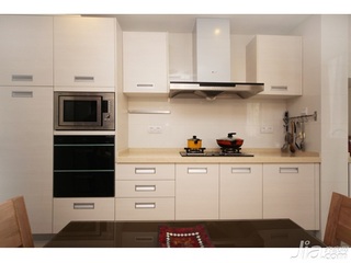 简约风格一居室富裕型60平米厨房橱柜婚房设计图