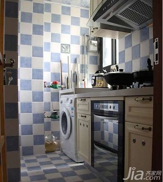 田园风格小户型实用经济型40平米厨房橱柜设计