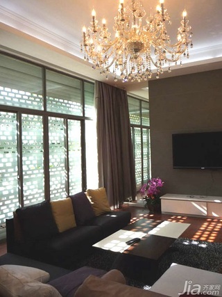 欧式风格别墅豪华型140平米以上客厅沙发新房平面图
