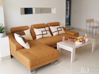 简约风格二居室简洁5-10万80平米客厅沙发背景墙沙发新房家居图片