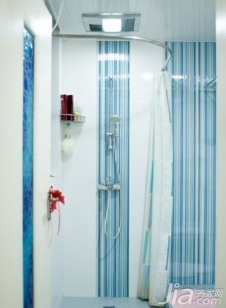 简约风格二居室3万以下50平米淋浴房订做