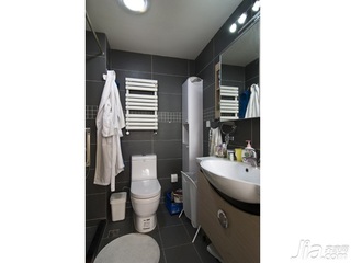 简约风格四房简洁10-15万90平米卫生间洗手台新房家居图片