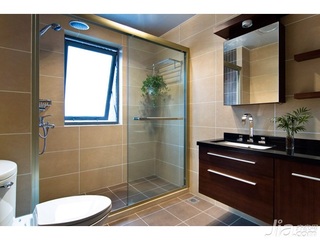 简约风格四房5-10万80平米卫生间洗手台婚房家装图