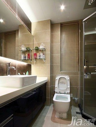 简约风格四房简洁豪华型120平米卫生间洗手台新房家居图片