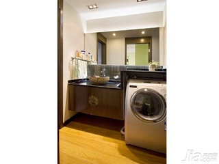 中式风格四房10-15万90平米卫生间洗手台新房设计图纸