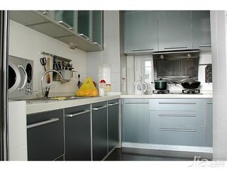 简约风格二居室5-10万80平米厨房橱柜新房家居图片