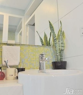 欧式风格二居室10-15万80平米卫生间洗手台新房家居图片