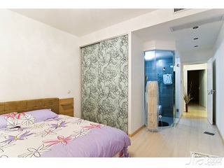 简约风格公寓5-10万80平米卧室床新房平面图
