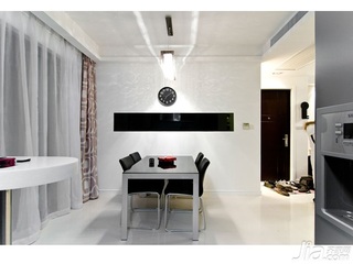 简约风格公寓简洁5-10万80平米餐厅餐桌新房家装图片