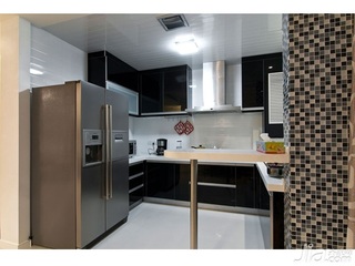 简约风格公寓5-10万80平米厨房橱柜新房平面图