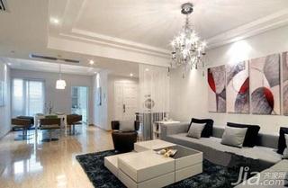 简约风格四房以上10-15万90平米客厅沙发新房家装图