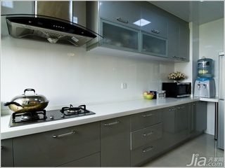 中式风格公寓简洁5-10万70平米厨房橱柜新房设计图纸