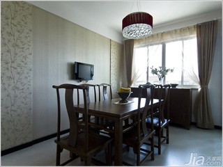 中式风格公寓5-10万70平米餐厅餐桌新房设计图