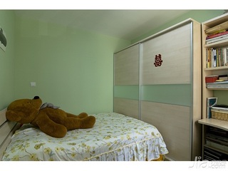 简约风格二居室3万以下60平米卧室床图片