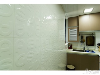 简约风格二居室原木色3万以下60平米厨房橱柜效果图