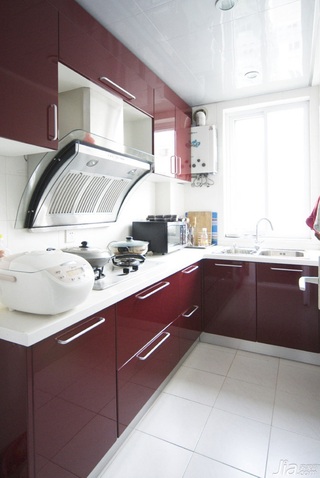 简约风格二居室简洁3万-5万60平米厨房橱柜新房家居图片