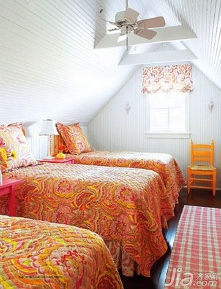 欧式风格别墅简洁豪华型140平米以上卧室床效果图
