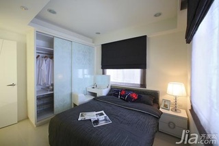 简约风格二居室5-10万60平米卧室床新房设计图纸