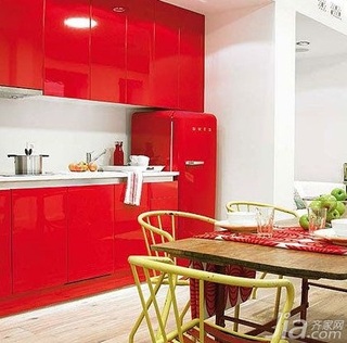 简约风格小户型3万以下60平米厨房橱柜安装图