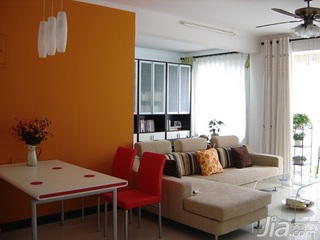简约风格四房简洁10-15万100平米客厅沙发新房家装图片