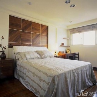 新古典风格二居室简洁5-10万130平米卧室卧室背景墙床新房家装图
