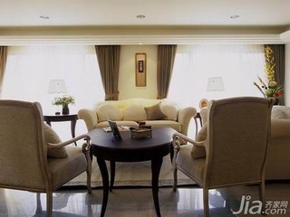 新古典风格二居室简洁5-10万130平米客厅沙发新房家居图片