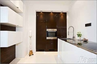 欧式风格二居室简洁5-10万60平米厨房橱柜新房家装图