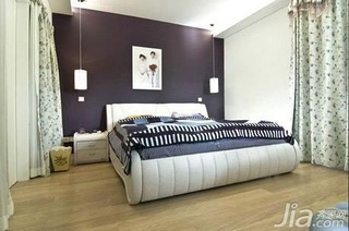 简约风格复式舒适5-10万80平米卧室卧室背景墙床新房设计图纸