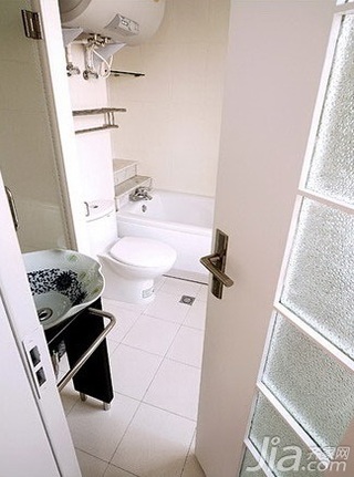 简约风格二居室5-10万80平米卫生间洗手台新房设计图纸
