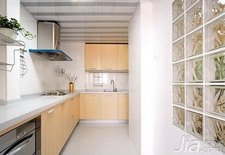 简约风格二居室5-10万80平米厨房橱柜新房设计图
