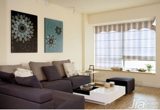 简约风格二居室5-10万70平米客厅沙发新房家居图片