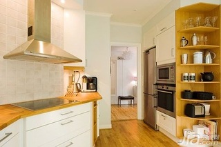 欧式风格小户型5-10万80平米厨房橱柜安装图