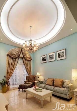 欧式风格复式简洁豪华型140平米以上客厅沙发背景墙沙发新房平面图