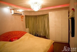 简约风格二居室5-10万70平米卧室床婚房设计图纸