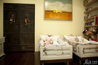 欧式风格复式古典豪华型140平米以上婴儿床图片