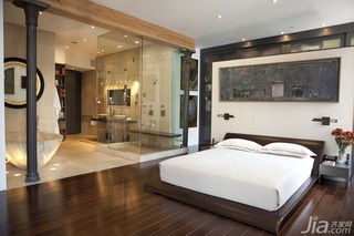 欧式风格复式豪华型140平米以上卧室卧室背景墙床图片