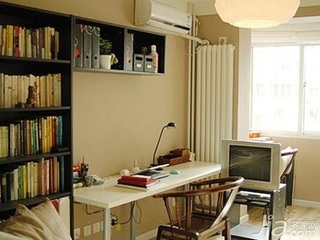 简约风格一居室5-10万60平米书房书桌效果图