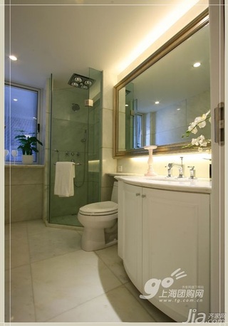 欧式风格四房10-15万110平米卫生间洗手台新房设计图