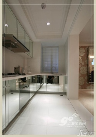 欧式风格四房简洁10-15万110平米厨房橱柜新房家装图