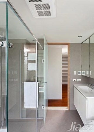 简约风格二居室3万以下50平米卫生间设计图纸
