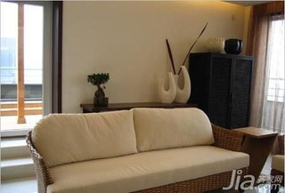 日式风格复式5-10万80平米客厅沙发新房设计图纸
