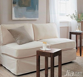 欧式风格一居室3万以下50平米客厅沙发图片