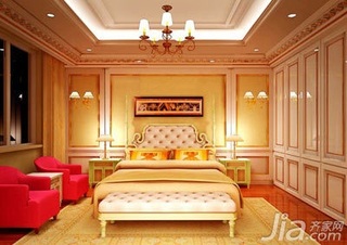 简约风格一居室奢华3万以下50平米卧室床新房家装图
