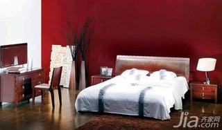 欧式风格一居室舒适3万以下50平米卧室床新房家居图片
