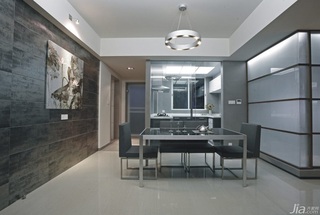 混搭风格二居室10-15万90平米餐厅餐桌新房平面图