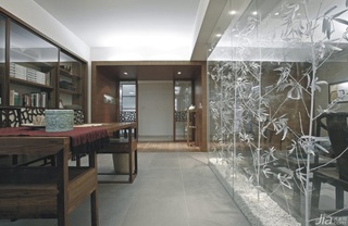 混搭风格二居室古典10-15万90平米书房书桌新房家装图