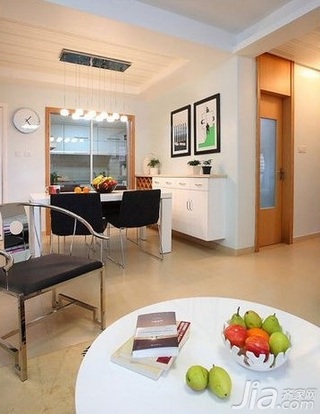 简约风格二居室简洁5-10万50平米客厅茶几图片