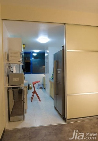 简约风格15-20万120平米厨房橱柜新房家装图片