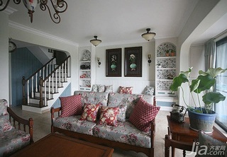 地中海风格别墅豪华型140平米以上客厅沙发新房家居图片